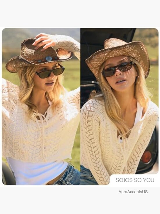 Polarized Oval Sunglasses Unisex Retro UV400 Protection Lightweight Acetate main image 5